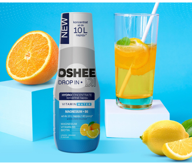 OSHEE Koncentrat napoju DROP IN pomarańcza-cytryna + magnez 500 ml - 1546750 - zdjęcie 2